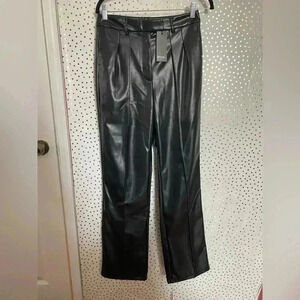 Nasty Gal Faux Leather Pants NWT